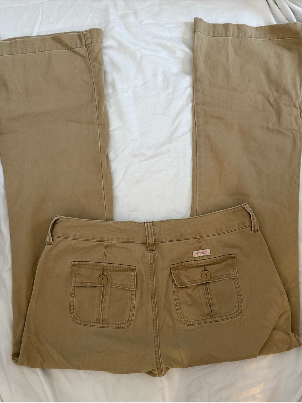 Y2K Low Rise Abercrombie & Fitch Wide Leg Khaki Pants